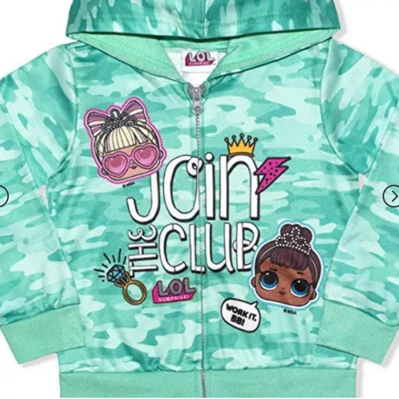 LoL Surprise Girl army zip hoodie - Picture 2 of 10